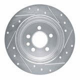 R1 Concepts 2000-2006 Rover 75 (Mexico) Rear Left Drilled & Slotted Silver Brake Rotor by R1 Concepts 631-92002L