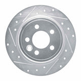 R1 Concepts 2000-2006 Rover 75 (Mexico) Rear Left Drilled & Slotted Silver Brake Rotor by R1 Concepts 631-92002L