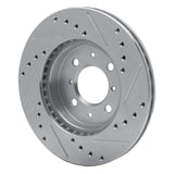 R1 Concepts 1996-2015 Ford Ka (Mexico) Front Left Drilled & Slotted Silver Brake Rotor by R1 Concepts 631-92005L