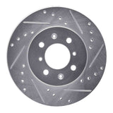 R1 Concepts 1996-2015 Ford Fiesta (Mexico) Front Right Drilled & Slotted Silver Brake Rotor by R1 Concepts 631-92005R