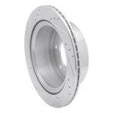 Dynamic Friction 2015-2017 Mitsubishi Montero Limited (Mexico) Rear Right Drilled & Slotted Silver Brake Rotor by Dynamic Friction Company 631-92006R