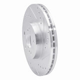 Dynamic Friction 2009-2015 Toyota Corolla (Mexico) Front Right Drilled & Slotted Silver Brake Rotor by Dynamic Friction Company 631-92009R