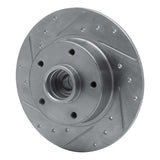 Dynamic Friction 2002-2011 Nissan Platina (Mexico) Front Left Drilled & Slotted Silver Brake Rotor by Dynamic Friction Company 631-92013L