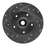 Dynamic Friction 2002-2011 Nissan Platina (Mexico) Front Left Drilled & Slotted Silver Brake Rotor by Dynamic Friction Company 631-92013L