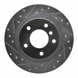 Dynamic Friction 2005-2012 BMW 120i (Mexico) Rear Left Drilled & Slotted Silver Brake Rotor by Dynamic Friction Company 631-92034L
