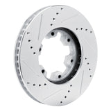 Dynamic Friction 2002-2024 Nissan Urvan (Mexico) Front Left Drilled & Slotted Silver Brake Rotor by Dynamic Friction Company 631-92052L