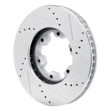 Dynamic Friction 2002-2024 Nissan NV350 Urvan (Mexico) Front Right Drilled & Slotted Silver Brake Rotor by Dynamic Friction Company 631-92052R