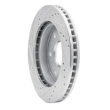 Dynamic Friction 2009-2015 Toyota Hilux (Mexico) Front Right Drilled & Slotted Silver Brake Rotor by Dynamic Friction Company 631-92069R