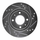 R1 Concepts 1998-2012 Hyundai Atos (Mexico) Front Left Drilled & Slotted Silver Brake Rotor by R1 Concepts 631-92073L