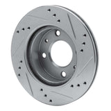 R1 Concepts 1998-2012 Hyundai Atos (Mexico) Front Left Drilled & Slotted Silver Brake Rotor by R1 Concepts 631-92073L
