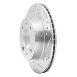 R1 Concepts 1998-2012 Hyundai Atos (Mexico) Front Right Drilled & Slotted Silver Brake Rotor by R1 Concepts 631-92073R