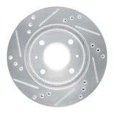 R1 Concepts 1998-2012 Hyundai Atos (Mexico) Front Right Drilled & Slotted Silver Brake Rotor by R1 Concepts 631-92073R