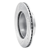R1 Concepts 1998-2012 Hyundai Atos (Mexico) Front Right Drilled & Slotted Silver Brake Rotor by R1 Concepts 631-92073R
