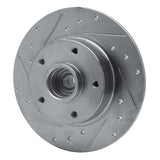 Dynamic Friction 2011-2015 Renault Fluence (Mexico) Rear Left Drilled & Slotted Silver Brake Rotor by Dynamic Friction Company 631-92083L