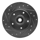 Dynamic Friction 2011-2015 Renault Fluence (Mexico) Rear Left Drilled & Slotted Silver Brake Rotor by Dynamic Friction Company 631-92083L