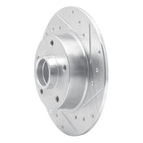Dynamic Friction 2011-2015 Renault Fluence (Mexico) Rear Right Drilled & Slotted Silver Brake Rotor by Dynamic Friction Company 631-92083R