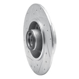 Dynamic Friction 2011-2015 Renault Fluence (Mexico) Rear Right Drilled & Slotted Silver Brake Rotor by Dynamic Friction Company 631-92083R