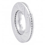 Dynamic Friction 2003-2006 Renault Laguna (Mexico) Front Left Drilled & Slotted Silver Brake Rotor by Dynamic Friction Company 631-92092L