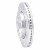 Dynamic Friction 2003-2006 Renault Laguna (Mexico) Front Right Drilled & Slotted Silver Brake Rotor by Dynamic Friction Company 631-92092R