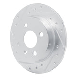 R1 Concepts 2000-2005 Chevrolet Zafira (Mexico) Rear Left Drilled & Slotted Silver Brake Rotor by R1 Concepts 631-92096L