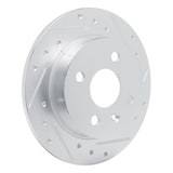 R1 Concepts 2000-2005 Chevrolet Zafira (Mexico) Rear Right Drilled & Slotted Silver Brake Rotor by R1 Concepts 631-92096R