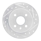 R1 Concepts 2000-2005 Chevrolet Zafira (Mexico) Rear Right Drilled & Slotted Silver Brake Rotor by R1 Concepts 631-92096R