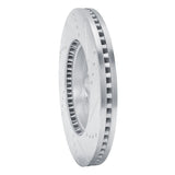 Dynamic Friction 2006-2019 Toyota Hiace (Mexico) Front Left Drilled & Slotted Silver Brake Rotor by Dynamic Friction Company 631-92097L