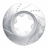 Dynamic Friction 2006-2019 Toyota Hiace (Mexico) Front Right Drilled & Slotted Silver Brake Rotor by Dynamic Friction Company 631-92097R