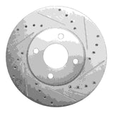 Dynamic Friction 2016-2018 Toyota Avanza (Mexico) Front Right Drilled & Slotted Silver Brake Rotor by Dynamic Friction Company 631-92101R