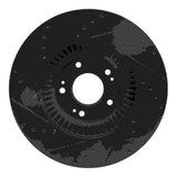 R1 Concepts 09-14 Hyundai Genesis Sedan Front Right Drilled & Slotted Black Brake Rotor by R1 Concepts RNC-633-03028R