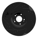 R1 Concepts 12-17 Genesis G80 Front Right Drilled & Slotted Black Brake Rotor by R1 Concepts RNC-633-03040R