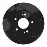 R1 Concepts 01-05 Hyundai Santa Fe Front Right Drilled & Slotted Black Brake Rotor by R1 Concepts RNC-633-03043R