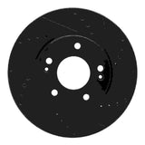 R1 Concepts 17-22 Hyundai Ioniq Front Right Drilled & Slotted Black Brake Rotor by R1 Concepts RNC-633-03055R