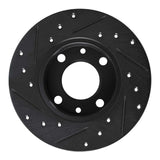 R1 Concepts 66-92 Bertone X-1/9 Rear Right Front Right Drilled & Slotted Black Brake Rotor by R1 Concepts RNC-633-07000R