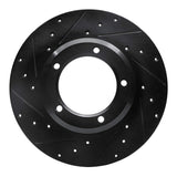 R1 Concepts 74-99 Land Rover Discovery Front Left Drilled & Slotted Black Brake Rotor by R1 Concepts RNC-633-11000L