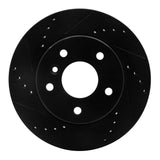 R1 Concepts 99-04 Land Rover Discovery Front Left Drilled & Slotted Black Brake Rotor by R1 Concepts RNC-633-11005L