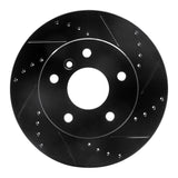 R1 Concepts 99-04 Land Rover Discovery Front Right Drilled & Slotted Black Brake Rotor by R1 Concepts RNC-633-11005R