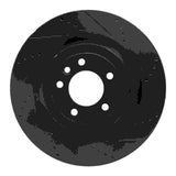R1 Concepts 2013-2025 Land Rover Defender 110 Rear Right Drilled & Slotted Black Brake Rotor by R1 Concepts RNC-633-11023R