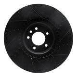 R1 Concepts 18-25 Land Rover Defender 110 Front Left Drilled & Slotted Black Brake Rotor by R1 Concepts RNC-633-11029L