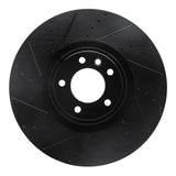 R1 Concepts 18-25 Land Rover Defender 110 Front Left Drilled & Slotted Black Brake Rotor by R1 Concepts RNC-633-11029L