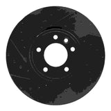 R1 Concepts 18-20 Land Rover Range Rover Front Left Drilled & Slotted Black Brake Rotor by R1 Concepts RNC-633-11030L