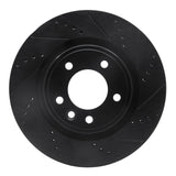R1 Concepts 18-20 Land Rover Range Rover Sport Rear Right Drilled & Slotted Black Brake Rotor by R1 Concepts RNC-633-11031R