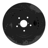 R1 Concepts 05-07 Subaru Impreza Rear Left Drilled & Slotted Black Brake Rotor