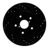 R1 Concepts 15-25 Subaru Outback Rear Right Drilled & Slotted Black Brake Rotor by R1 Concepts RNC-633-13028R