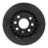 R1 Concepts 88-02 Daewoo Lanos Front Right Drilled & Slotted Black Brake Rotor by R1 Concepts RNC-633-18000R