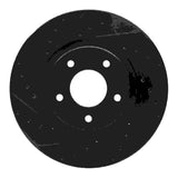 R1 Concepts 98-06 Jaguar XK8 Front Left Drilled & Slotted Black Brake Rotor by R1 Concepts RNC-633-20011L
