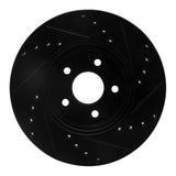 R1 Concepts 01-08 Ford Mondeo (Mexico) Front Left Drilled & Slotted Black Brake Rotor by R1 Concepts RNC-633-20012L