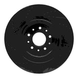 R1 Concepts 00-06 Jaguar XKR Front Right Drilled & Slotted Black Brake Rotor by R1 Concepts RNC-633-20016R