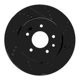 R1 Concepts 00-06 Jaguar XJR Rear Right Drilled & Slotted Black Brake Rotor by R1 Concepts RNC-633-20017R