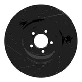 R1 Concepts 06-21 Jaguar F-Type Front Right Drilled & Slotted Black Brake Rotor by R1 Concepts RNC-633-20020R